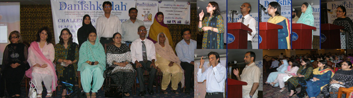 Group photo, speakers, and audience