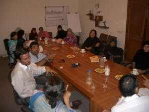 6 different views of particiapnts during meeting