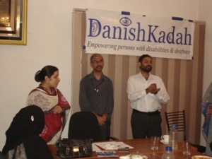 9 PIQ representative Ms. Sidra addressing the participants